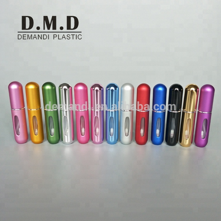 5ml perfume atomizer metal mini travel portable 5 ml refillable perfume spray bottle