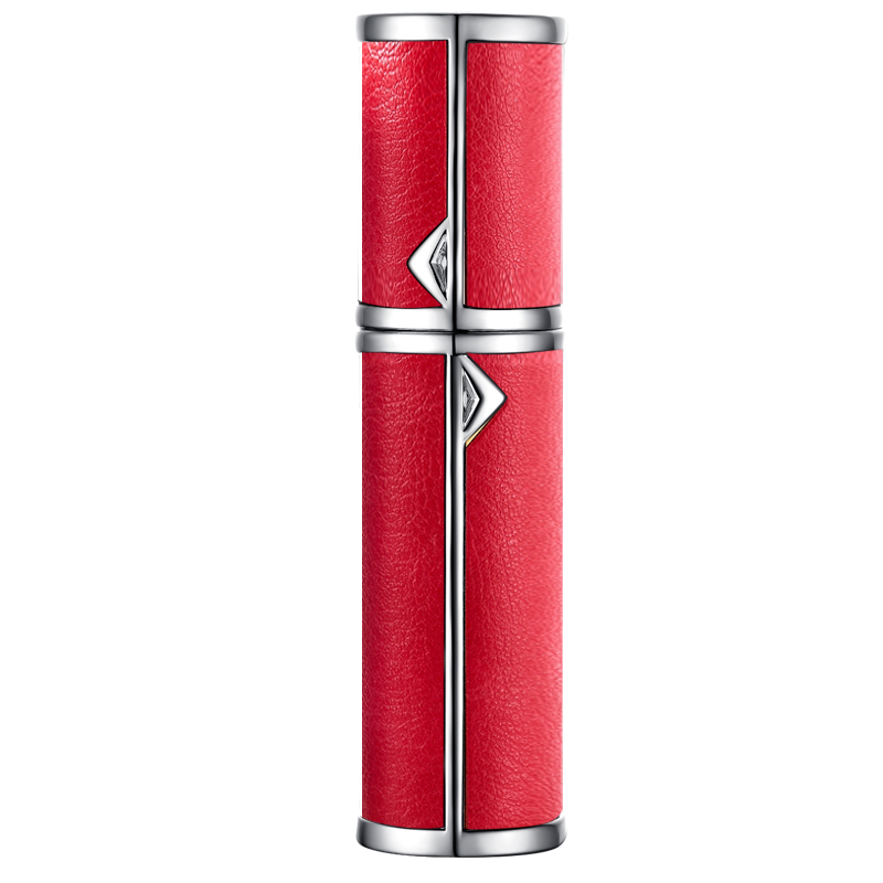 5ml perfume glass atomizer mini empty leather perfume bottle portable refillable perfume atomizer for travel