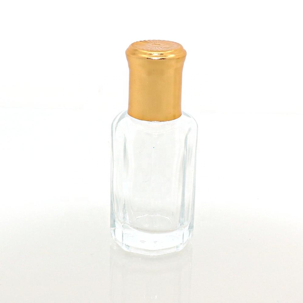 5ml roll on glass bottle 3ml 5ml with gold cap and metal/glass roller ball for attar oil packaging arabian perfume oil bottles