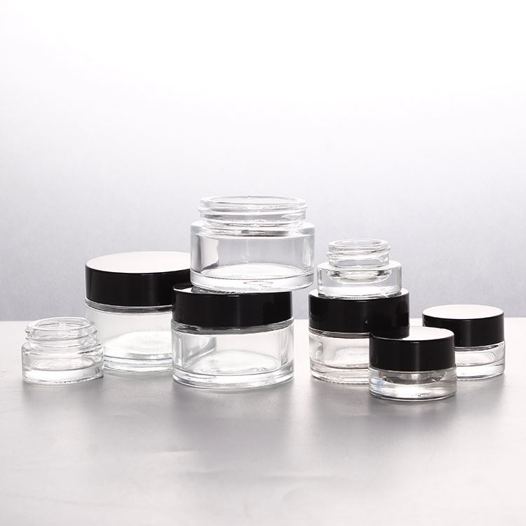 5ml shoulderless Glass Jar with Smooth Cap