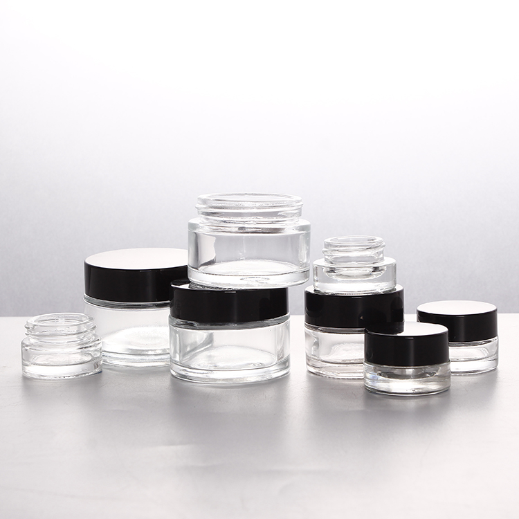 5ml shoulderless Glass Jar with Smooth Cap