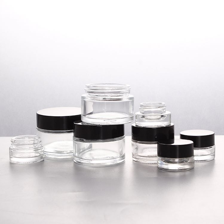 5ml shoulderless Glass Jar with Smooth Cap