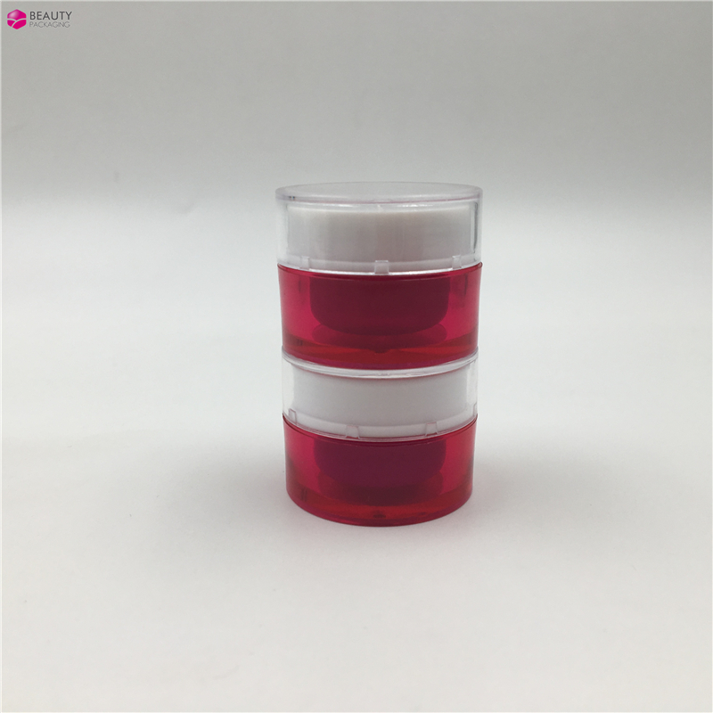 5ml small minn plastic cosmetic cream jar
