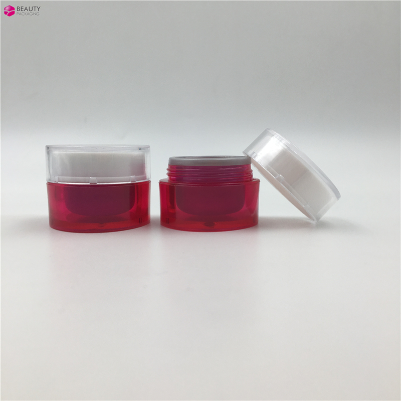 5ml small minn plastic cosmetic cream jar