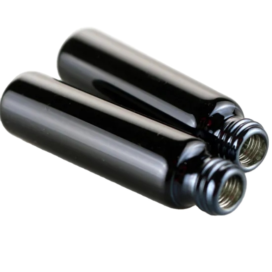 5ml wholesale Refillable UV Plating Roll On gold black Glass Roller Bottle For Perfume essential oil