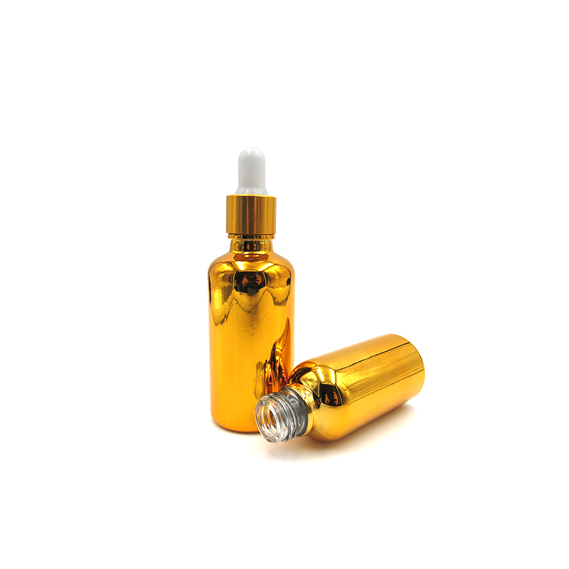 5ml10ml 20ml 30ml 50ml 100ml luxury gold glass basket dropper bottle for essential oil