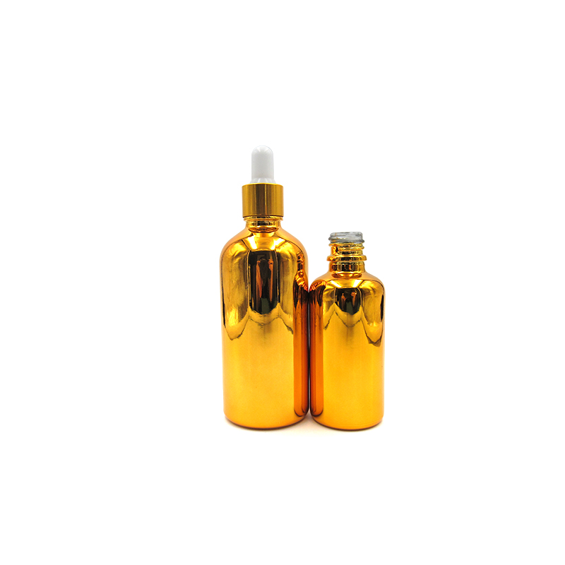 5ml10ml 20ml 30ml 50ml 100ml luxury gold glass basket dropper bottle for essential oil