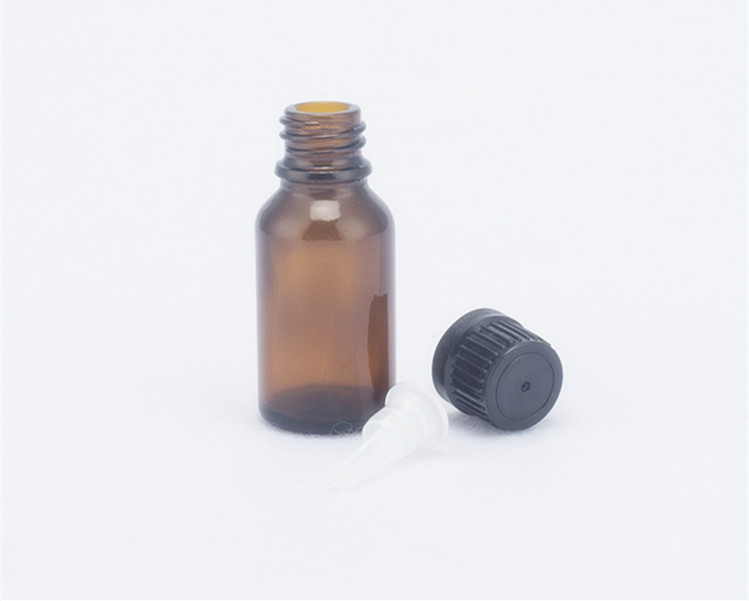 5ml10ml15ml20ml30ml50ml100ml Amber Glass Bottle Essential Oil Bottle Anti-theft cover Bottle