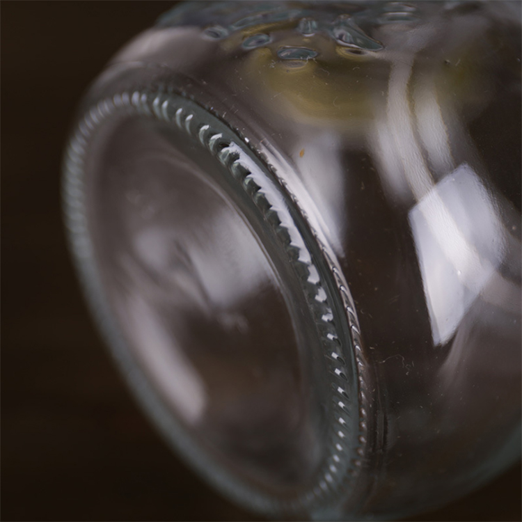 5oz 11oz 18oz 36oz Empty Clear Glass Mason Jar Food Storage Glass Jar with Lids for Canning