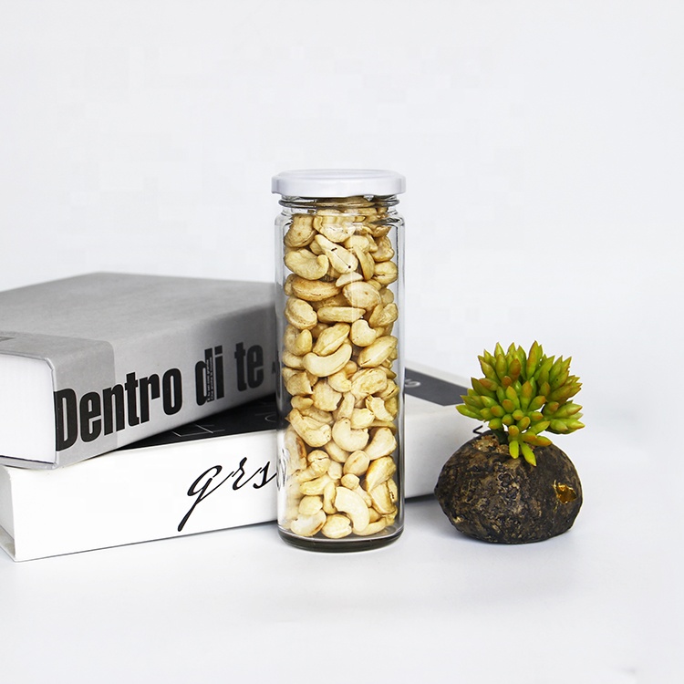 5oz 150ml Clear Round Glass Jar For Hot Sauce Packaging With Custom Sticker Label