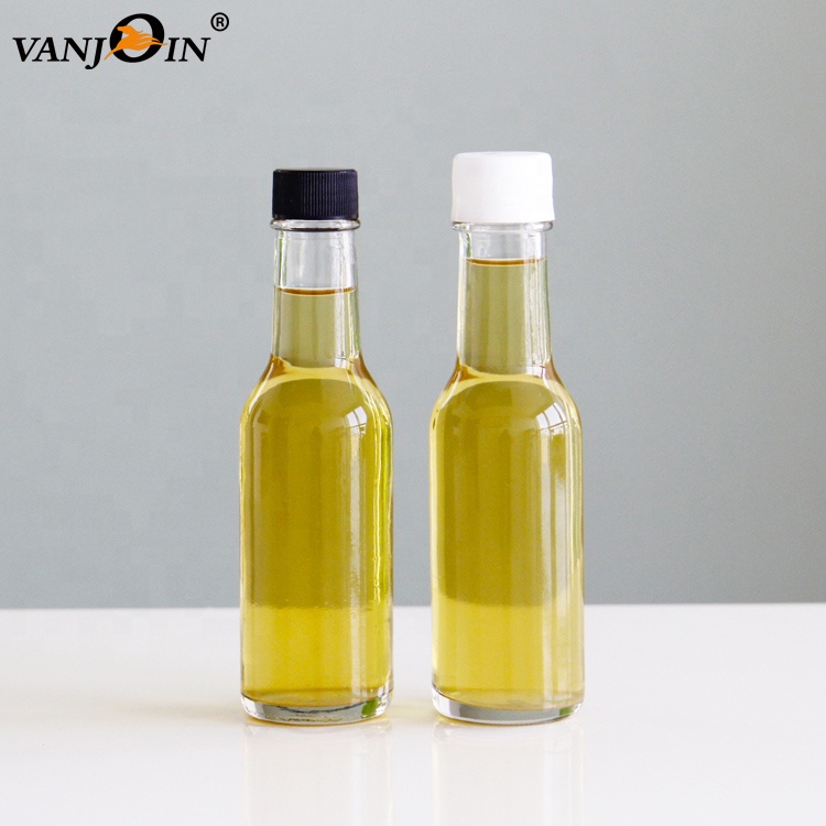 5oz 150ml Empty Clear Wozzy Hot Peri Peri Soy Sauce Bottle Glass 8oz