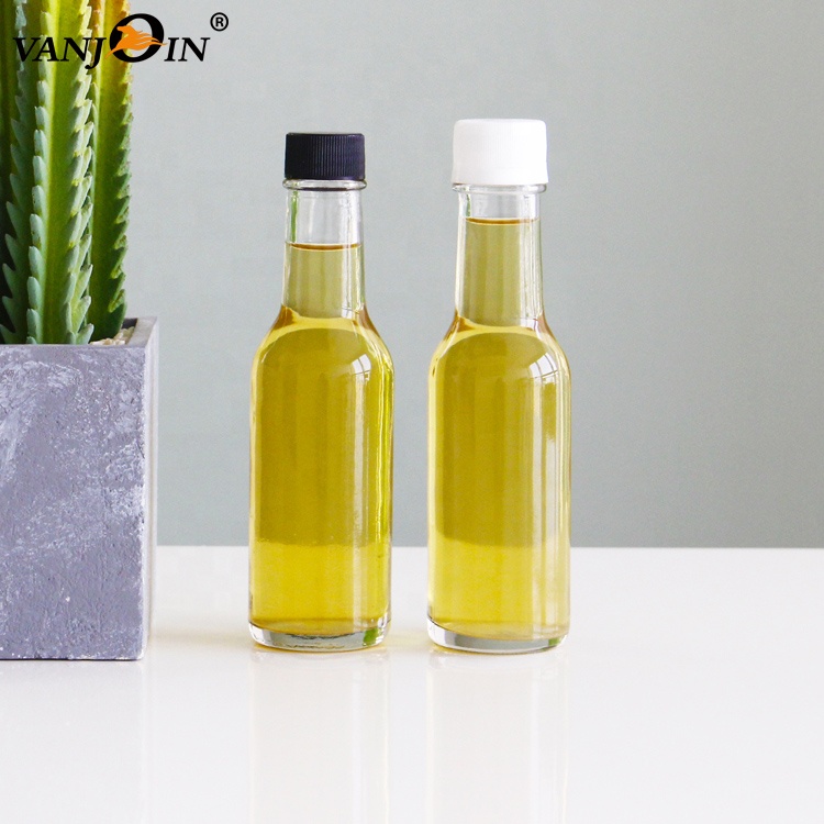 5oz 150ml Empty Clear Wozzy Hot Peri Peri Soy Sauce Bottle Glass 8oz