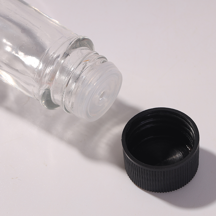 5oz 150ml Glass Food Storage Bottle Glass Chilli Hot Sauce Bottle with Seal Cap Soy Sauce Woozy Glass Bottle