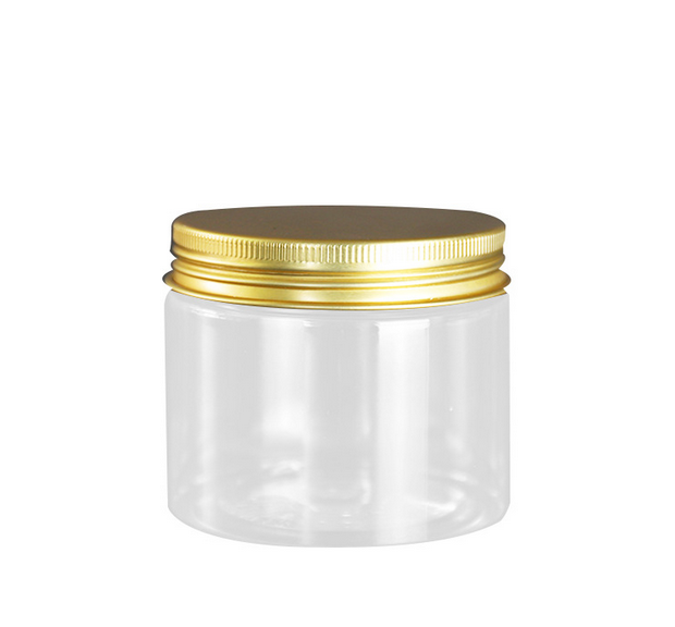 5oz 150ml diameter 71mm height 59mm bath salt container with gold cap