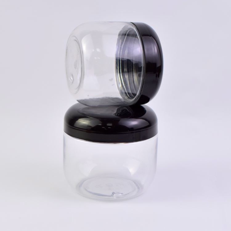 5oz 8oz normal screw lid of clear arched PP texture bottle Custom print logo in jars or lid