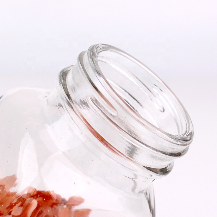 5oz Square glass kitchen grinder spice grinder with lid