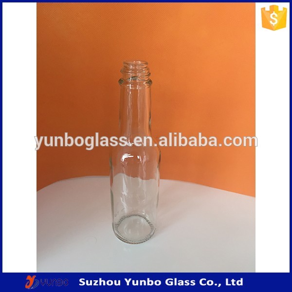 5oz clear glass sauce bottle, 150ml glass bottle salsa for selling