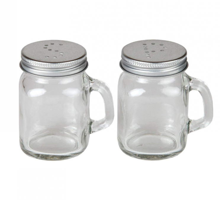 5oz empty pepper, salt glass jar