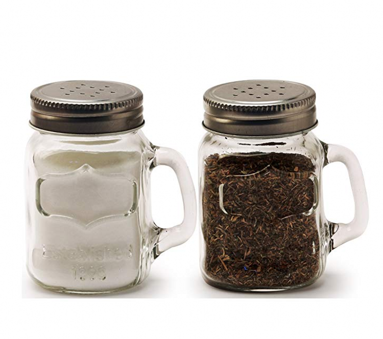 5oz empty pepper, salt glass jar