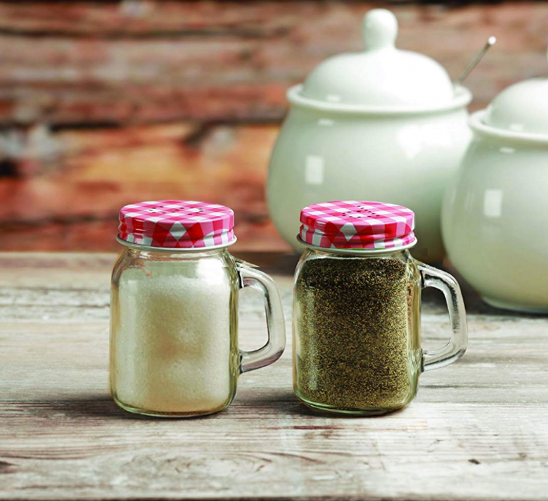 5oz empty pepper, salt glass jar