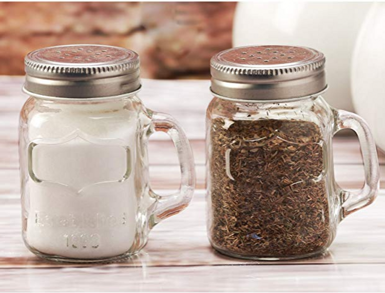 5oz empty pepper, salt glass jar