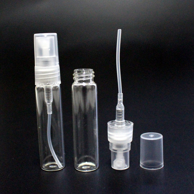 5pcs/pack 2ML 3ML 5ML 10ML Portable Mini Perfume Bottle Empty Cosmetics Bottle Sample Test Tube Thin Glass Vials