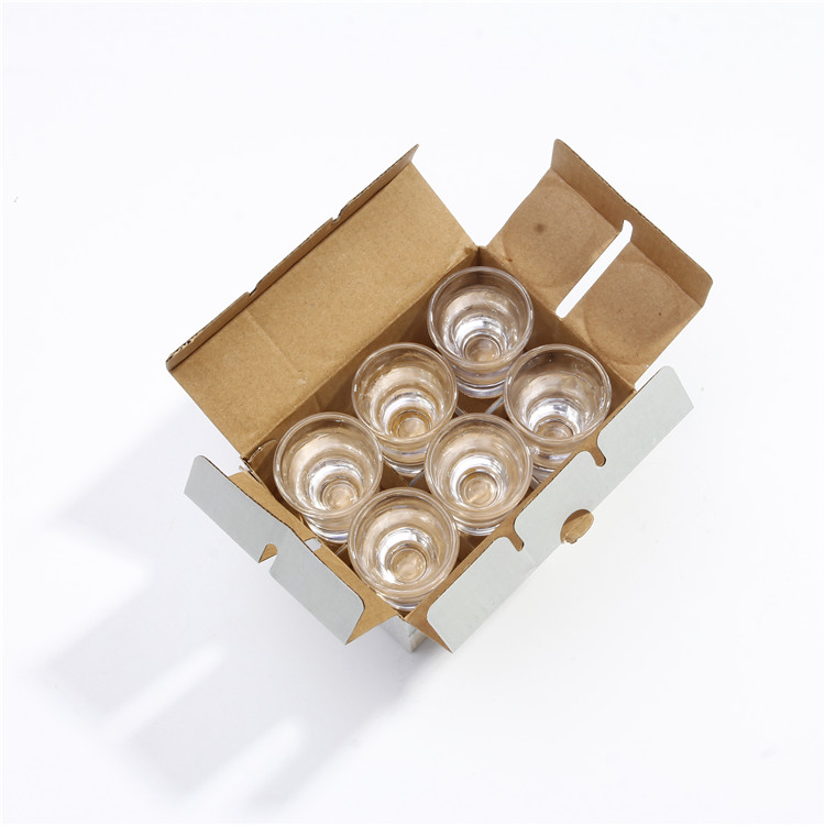 6 Glass Holder Dispenser Filling Liquids Shots Multiple 6 pieces in one wooden tray with color box