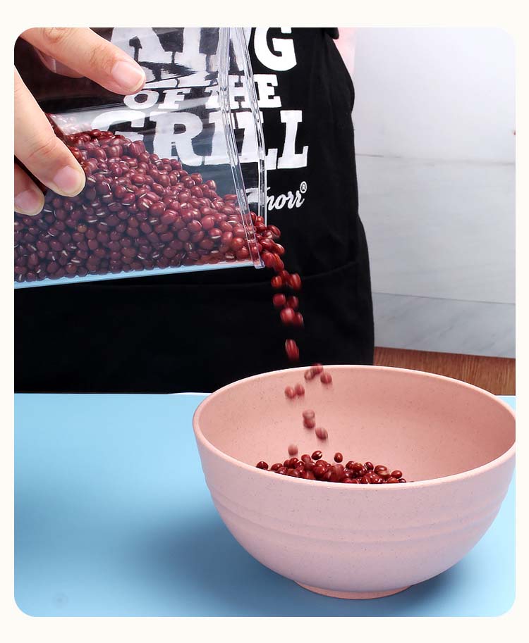 6 Piece Plastic Cereal Dispenser Containers With Easy Locking Lids Suitable For Grains Pasta Snacks Kitchen Food