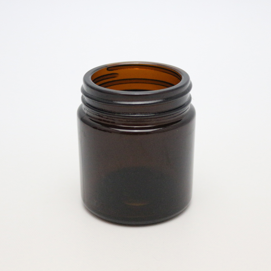 6 oz amber glass jars with mouth 6oz amber glass jar with gold tin cap