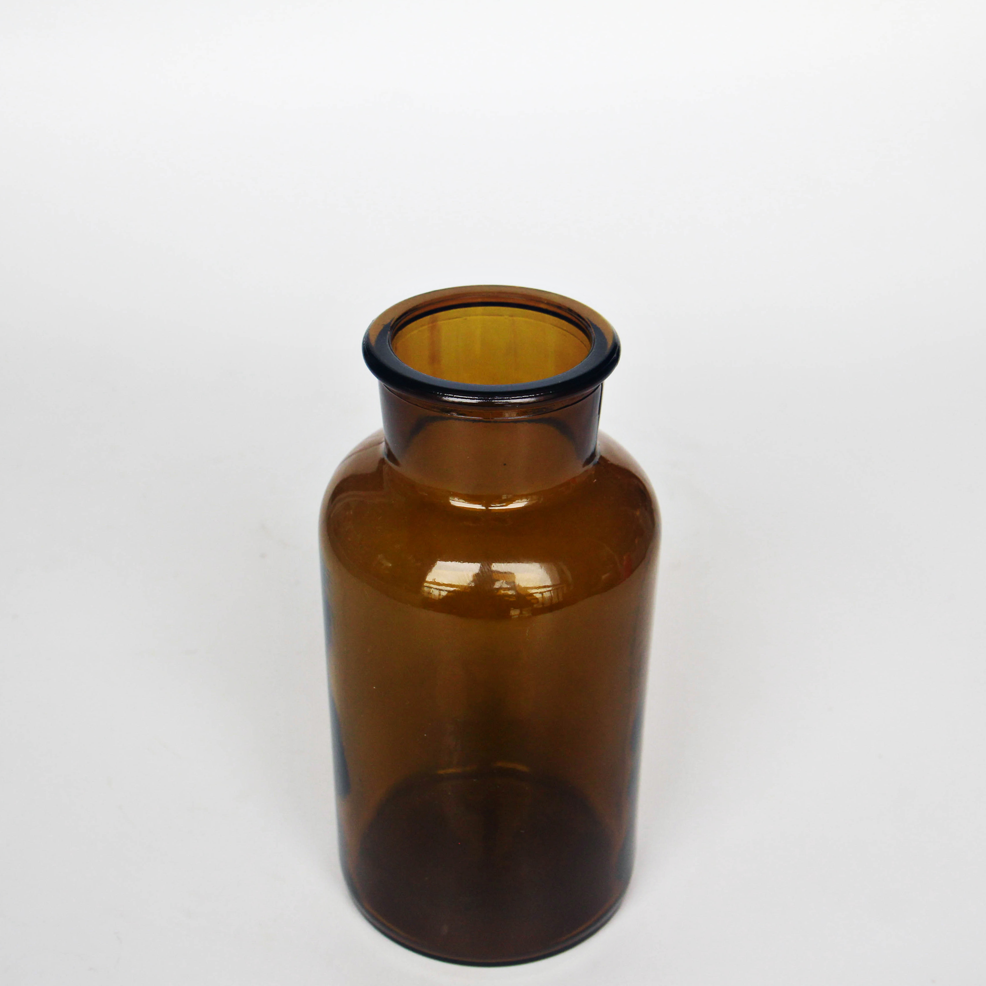 60 ml 125 ml 250 ml 500 ml 1000 ml Wide Mouth Lab Chemical Glass Pill Bottle Antique Apothecary jar With Cork