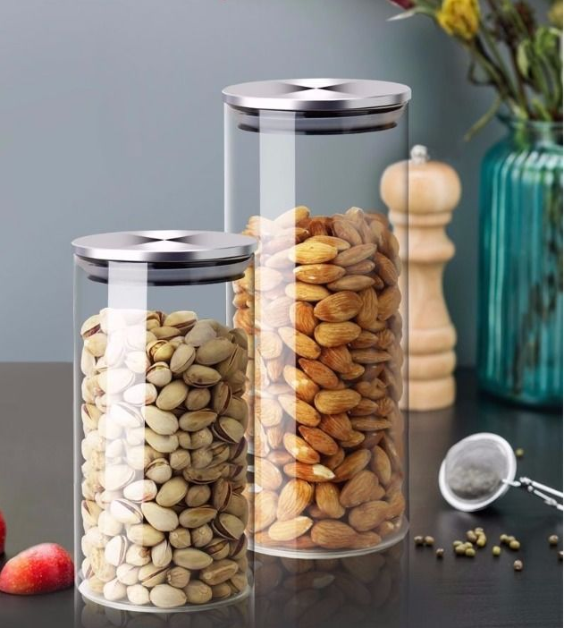600ml Wide Mouth Breakfast Honey Bee Jam Round Glass Jar With Stainless Steel Lid