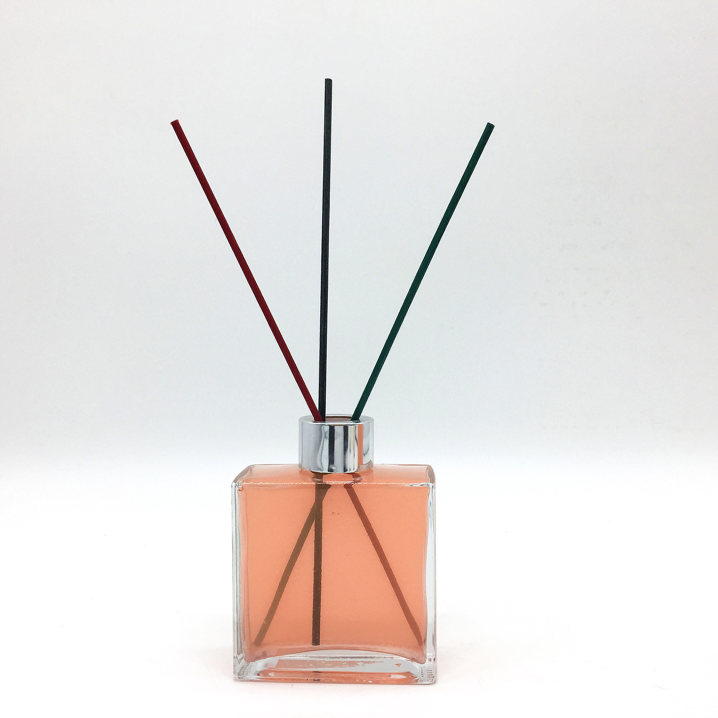 60ML 100ML 150ML 200ML Reed Diffuser Glass Bottle Square Aroma Therapy Bottle With Cork