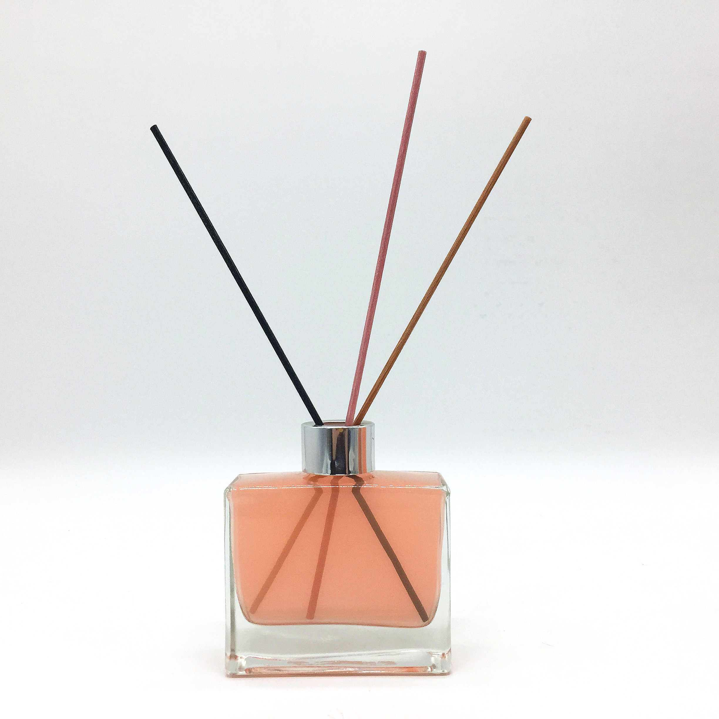 60ML 100ML 150ML 200ML Reed Diffuser Glass Bottle Square Aroma Therapy Bottle With Cork