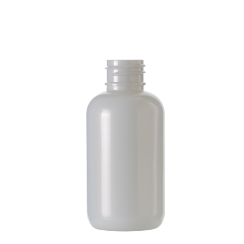 60ML 2OZ PET plastic pearl white boston liquid bottle