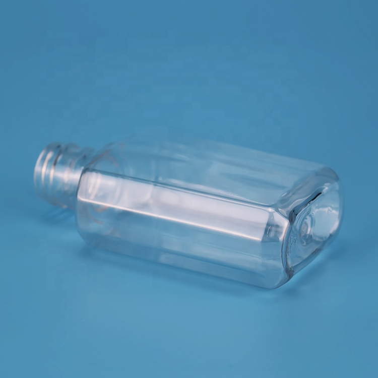 60Ml Hand Soap Liquid Bottle Portable Antibacterial Clear Pet Empty Hand Sanitizing Gel Bottle Skin Care Packaging
