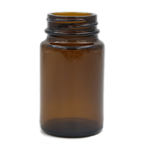 60cc 75cc Amber Wide Mouth Tablet Glass Bottle for pills