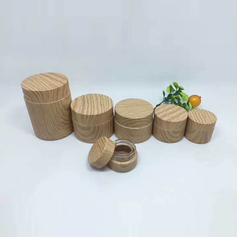 60g 100g 200g Empty Black Childproof Black Violet UV Glass Jar With Dome Lid