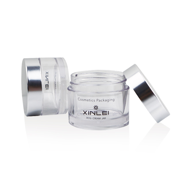 60g 2oz Container Empty Plastic PETG Cosmetic Jar for nail dip powder