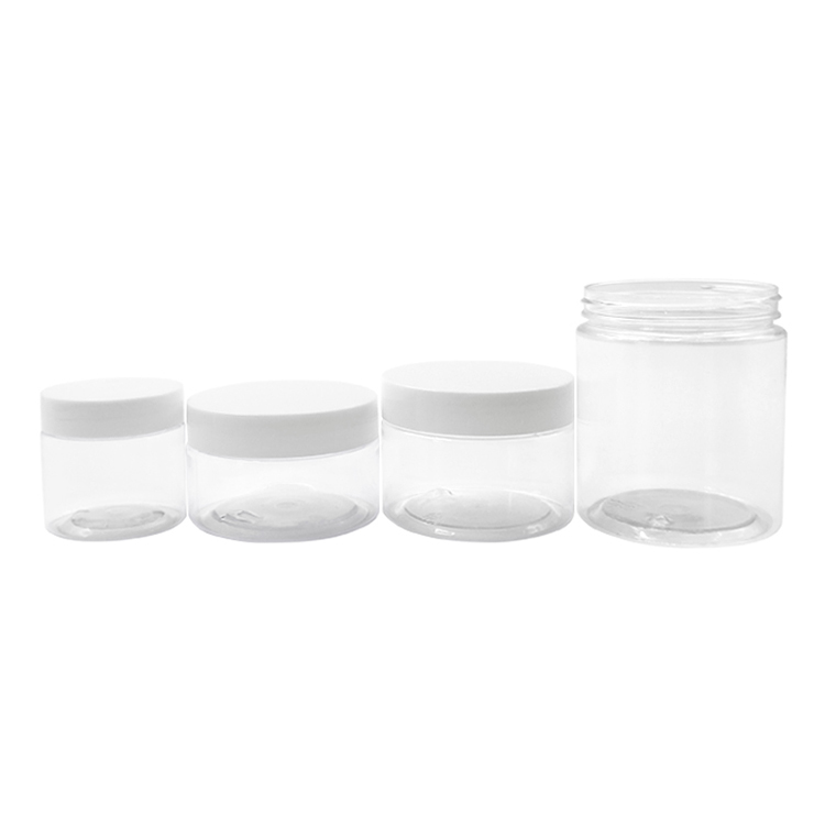 60ml 100ml 120ml 250ml Custom Logo Plastic Jar With Screw Lid