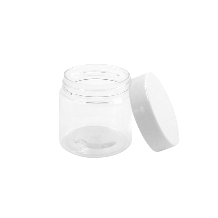 60ml 100ml 120ml 250ml Custom Logo Plastic Jar With Screw Lid