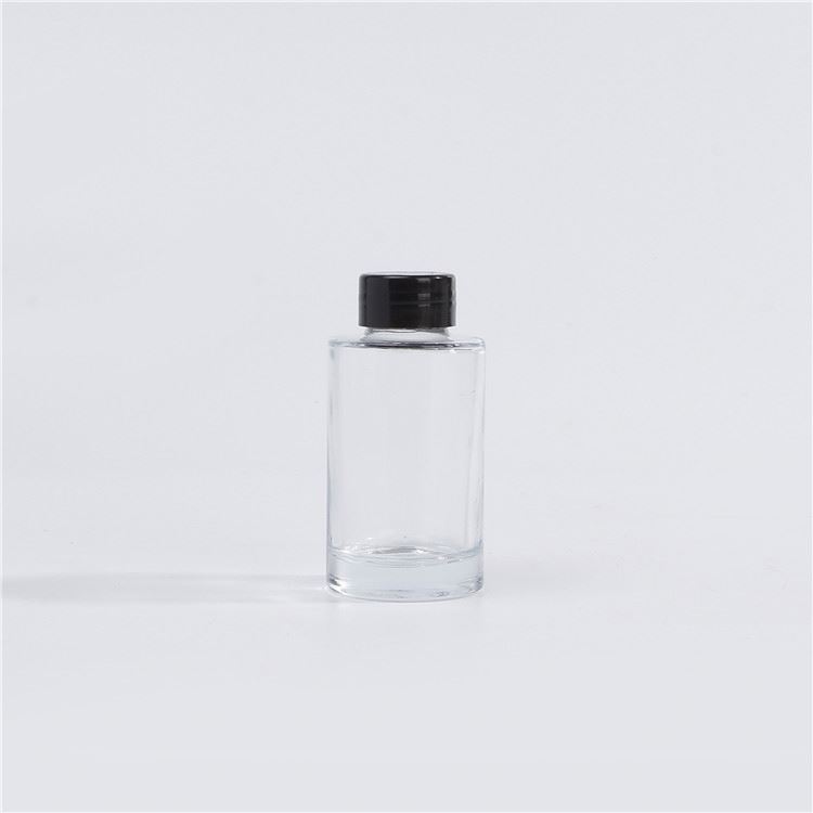 60ml 100ml 120ml Round Cylinder Glass Lotion Bottle Empty Perfume Glass Bottle For cosmetics