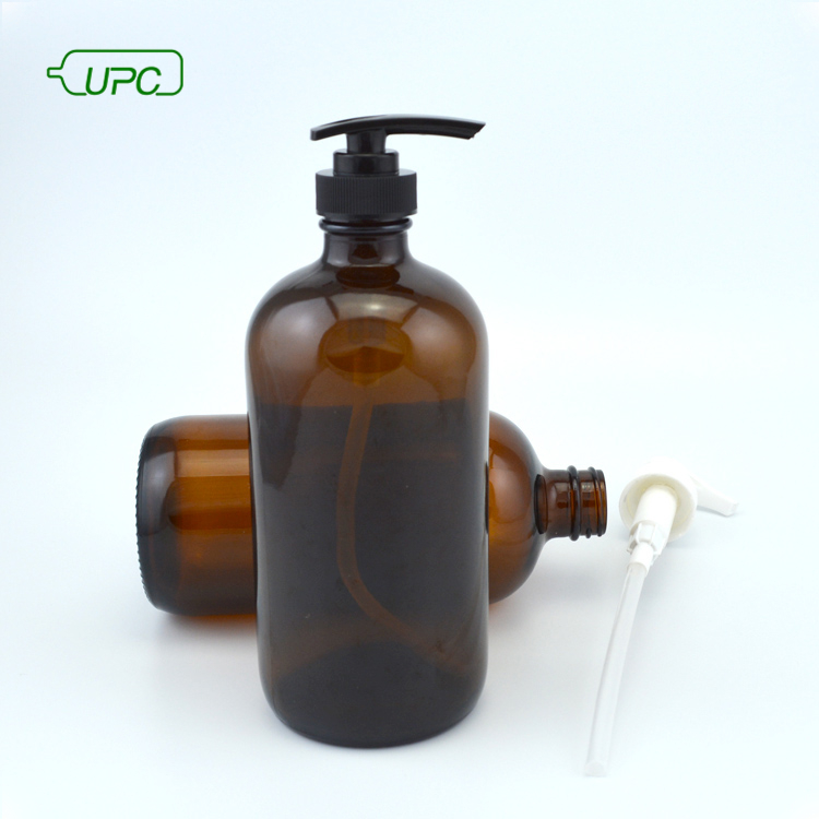 60ml 100ml 120ml amber boston round glass bottle