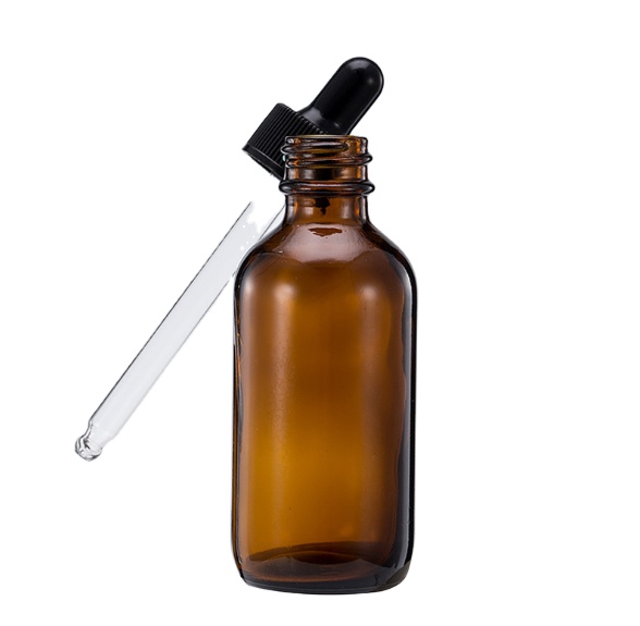 60ml 100ml 120ml amber boston round glass bottle