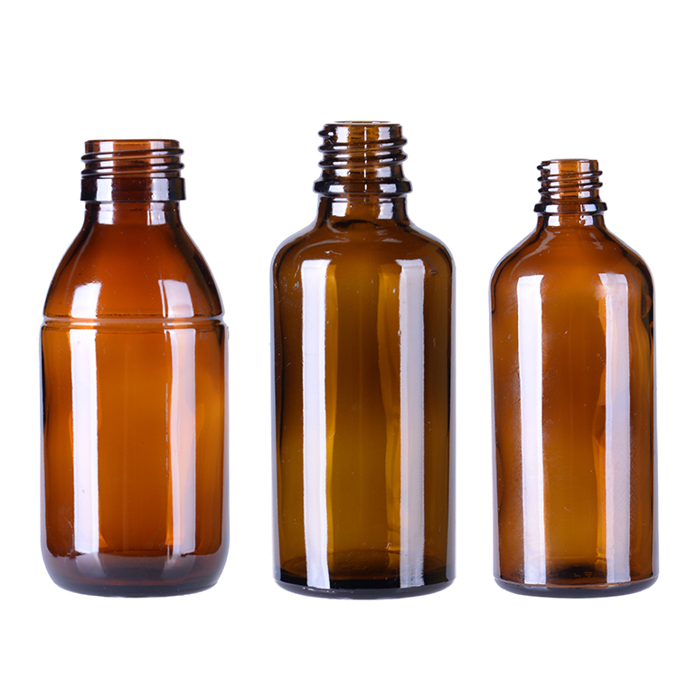 60ml/100ml/120ml amber glass bottle