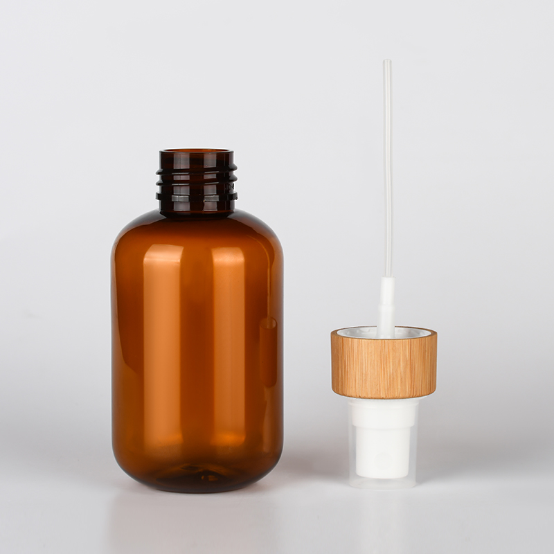 60ml 120ml 250ml 500ml amber frosted plastic lotion bottle cream jar