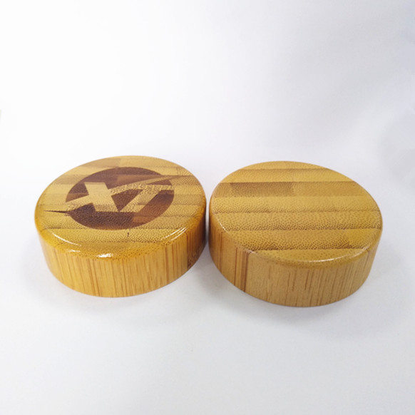60ml 120ml glass cosmetic jar with real bamboo lid cream storage jars container screw wood cap