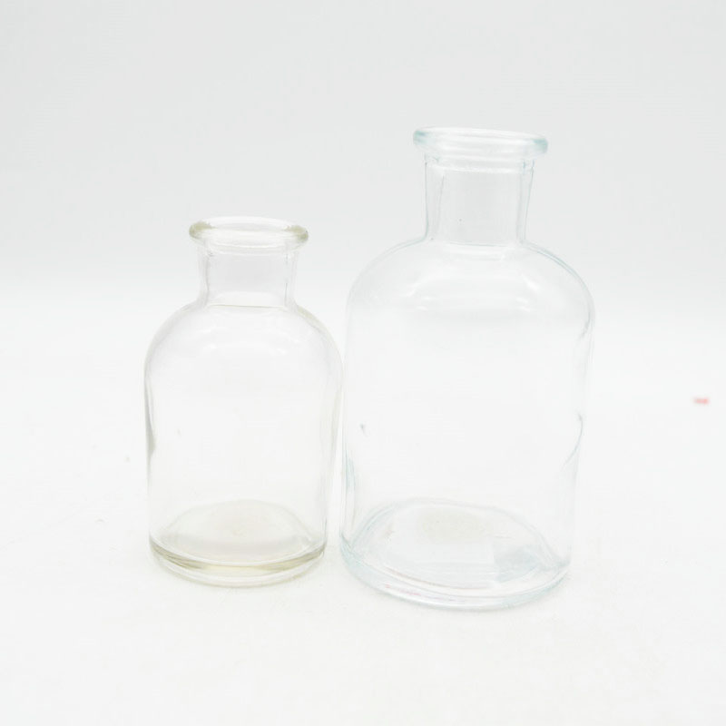 60ml 125ml 250ml 500ml 1000ml Clear assorted glass reagent apothecary bottles with glass dropper