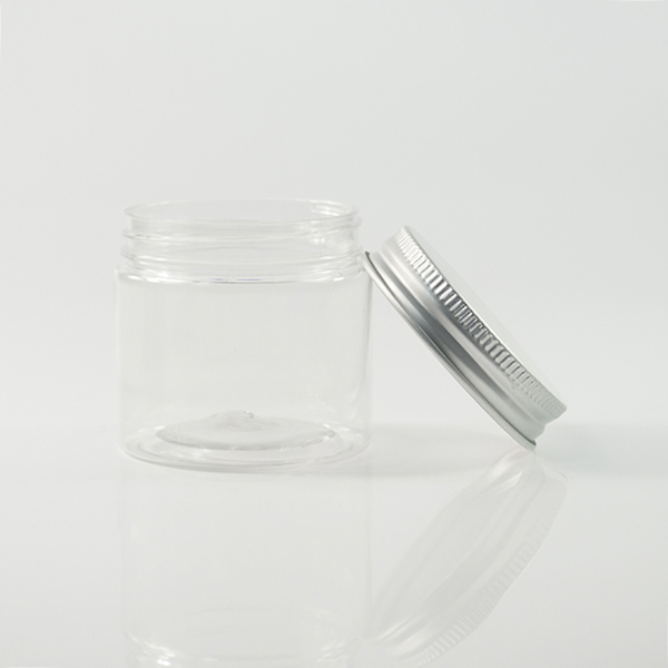 60ml 150ml 200ml 250ml 300ml 500ml pet jars clear food grade with screw plastic lid