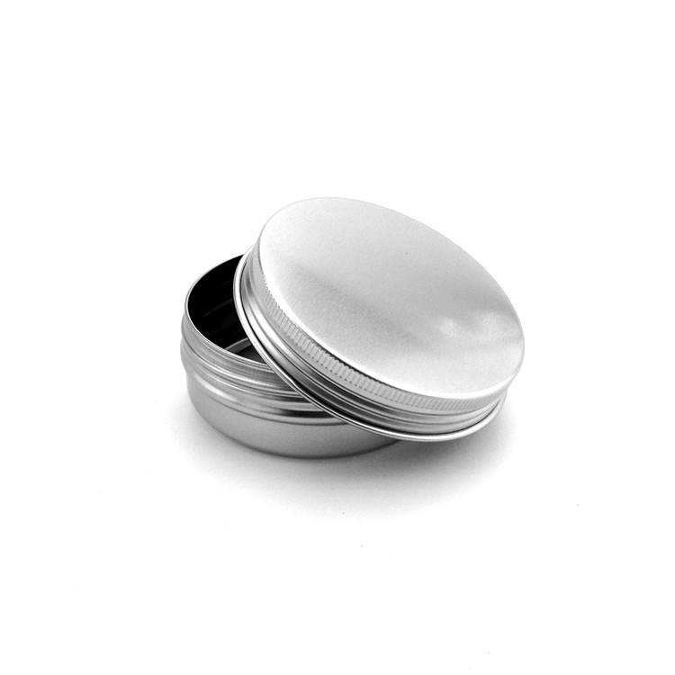 60ml 2OZ aluminum tin cans aluminum jar, 60g candle jar with thread screw top cap