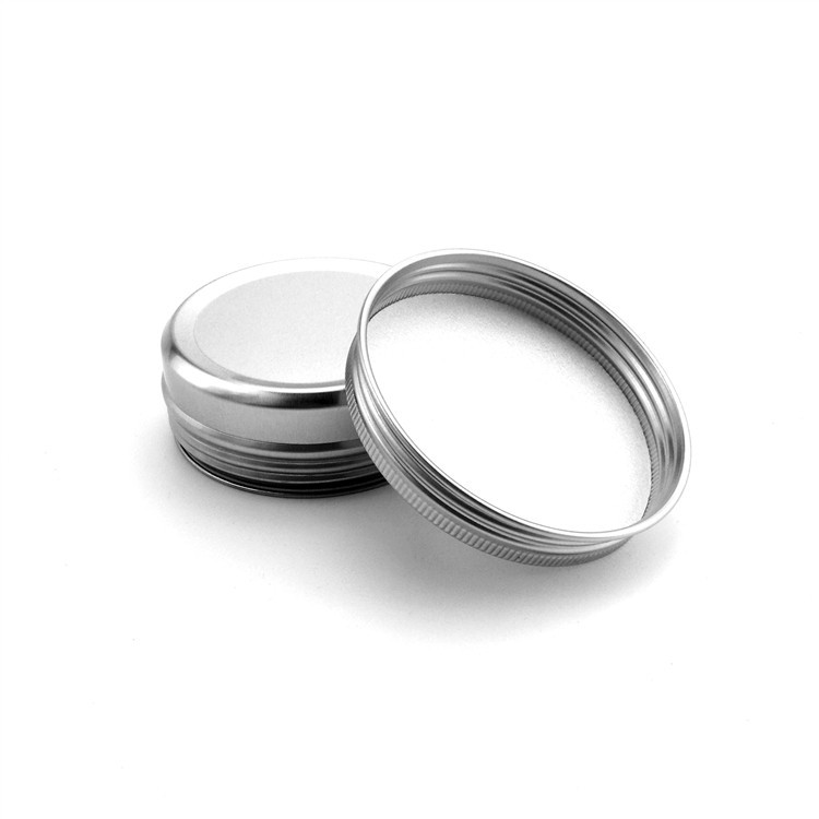 60ml 2OZ aluminum tin cans aluminum jar, 60g candle jar with thread screw top cap